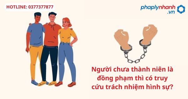 Người chưa thành niên là đồng phạm thì có truy cứu trách nhiệm hình sự? 1 Người chưa thành niên là đồng phạm thì có truy cứu trách nhiệm hình sự?