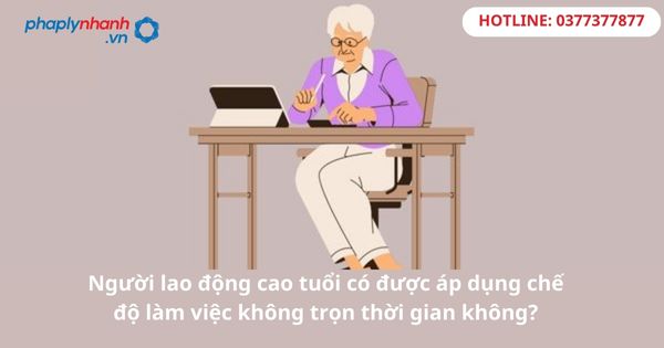 Người lao động cao tuổi có được áp dụng chế độ làm việc không trọn thời gian không? 15 Người lao động cao tuổi có được áp dụng chế độ làm việc không trọn thời gian không-hỗ trợ tư vấn pháp lý