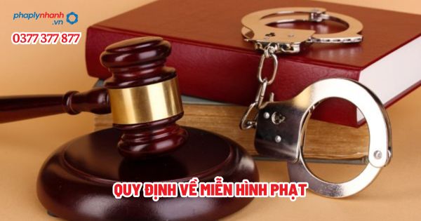 Quy định về miễn hình phạt? 1 Quy định về miễn hình phạt - Tư vấn, hỗ trợ pháp lý nhanh