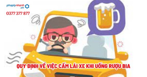 Quy định về việc cấm lái xe khi uống rượu bia? 1 Quy định về việc cấm lái xe khi uống rượu bia - Tư vấn, hỗ trợ pháp lý nhanh