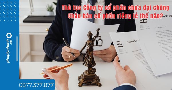 Thủ tục Công ty cổ phần chưa đại chúng Chào bán cổ phần riêng lẻ thế nào? 1 Thủ tục Công ty cổ phần chưa đại chúng Chào bán cổ phần riêng lẻ thế nào - tư vấn hỗ trợ pháp lý nhanh