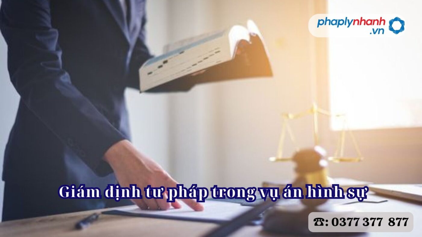 Giám định tư pháp trong vụ án hình sự 18 Giám định tư pháp trong vụ án hình sự - tư vấn, hỗ trợ pháp lý nhanh