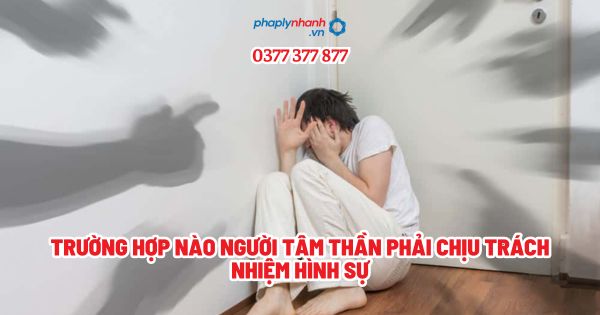 Trường hợp nào người tâm thần phải chịu trách nhiệm hình sự? 1 Trường hợp nào người tâm thần phải chịu trách nhiệm hình sự - Tư vấn, hỗ trợ pháp lý nhanh