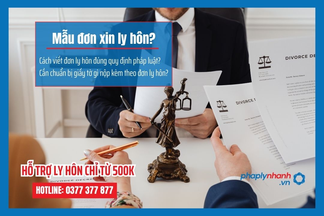 Mẫu đơn xin ly hôn? Mẫu đơn xin ly hôn ở Châu Thành, An Giang? 5 Mẫu đơn xin ly hôn - Tư vấn, hỗ trợ pháp lý nhanh