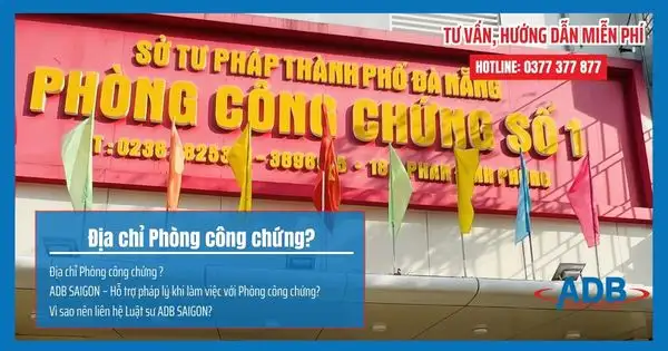 Địa chỉ Phòng công chứng