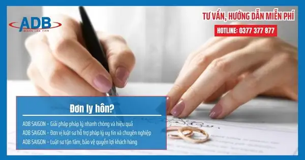 Đơn ly hôn tại phường Hiệp Bình – Luật sư ADB SAIGON hướng dẫn chi tiết